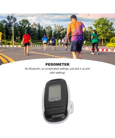 Septpenta 3D Walking Pedometer - Large LCD 360 Sensor USB Charging - Ideal for Women Men & Children - Buy Online on GoSupps.com