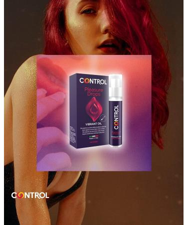 CONTROL VIBRANT OIL - Orgasmic Warming & Stimulating Oil 100% Made in Italy 140 Doses - Shop Internationally! - Buy Online on GoSupps.com
