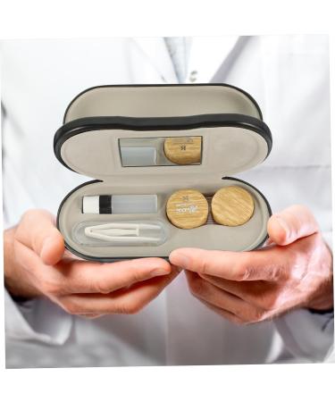 Childweet Double Purpose Portable Glasses Case | PU Leather Storage Box for Sunglasses | Outdoor Glasses Bag (15.8x7.4cm) - Buy Online on GoSupps.com