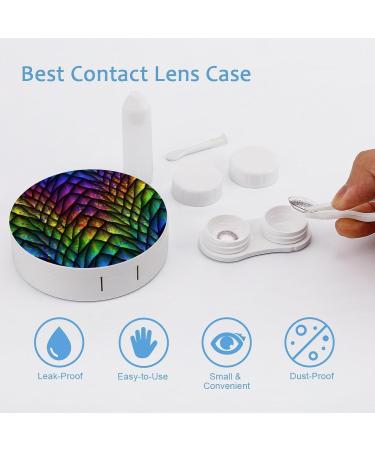 Dragon Scale Contact Lens Travel Kit | Portable Cute Contact Box with Mirror for Daily Outdoor Use - International Shipping Available - Buy Online on GoSupps.com