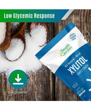 Health Garden Birch Xylitol Sweetener 12 OZ - Non GMO, Kosher, Made in USA - Keto Friendly - Buy Online on GoSupps.com