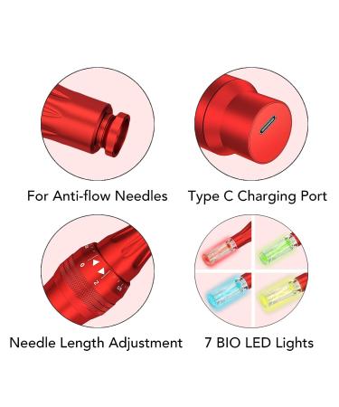 Dr.roller Professional Electric Derma Pen Kit | Wireless Derma Machine for Skin, Face, Body & Hair Growth | Anti-Flow Back Replacement Needle Cartridges Included - Buy Online on GoSupps.com