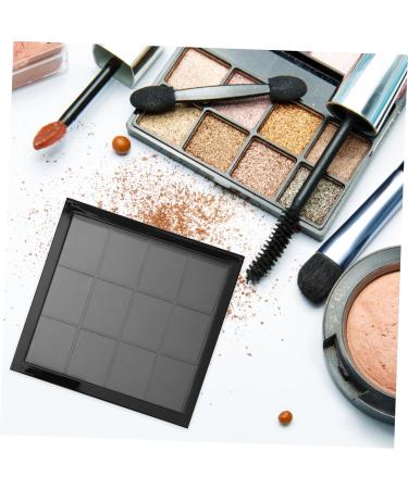 DRESSOOS 1pc 12 Empty Eyeshadow Dish Empty Eyeshadow Case Empty Pallet for Eyeshadow Travel Eyeshadow Black - Buy Online on GoSupps.com