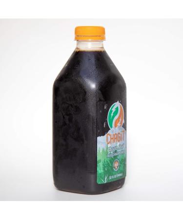 Chagit Chaga Mushroom Shot wild-harvested chaga mushroom liquid extract ready to drink (better than powder tea or capsules) 32oz bottle - Buy Online on GoSupps.com