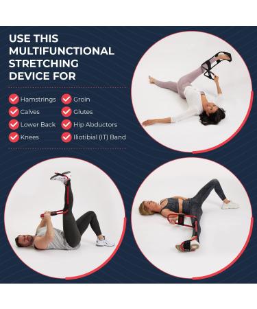 IdealStretch Original Hamstring & Calf Stretcher Device - Reduce Pain with Deep Knee Stretch - Buy Online on GoSupps.com