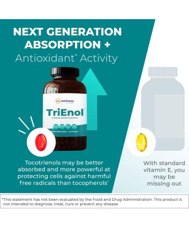 Reignite Wellness TriEnol Vitamin E Complex - Annatto Tocotrienols (60 Softgels) - Liver & Bone Support - Buy Online on GoSupps.com