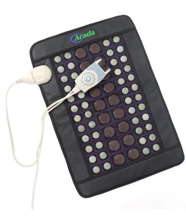 ACADA Far Infrared Heating Pad - Natural Jade & Tourmaline Heating Mat (23x16) for Pain Relief | Hot Stone Therapy - Buy Online on GoSupps.com