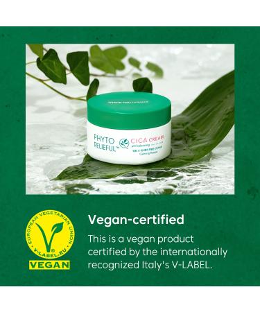 THANKYOU FARMER Phyto Relieful Cica Cream 2.81 Fl Oz - Hydrating & Soothing with Hyaluronic Acid & Centella Asiatica | pH-Balancing Fragrance-Free Vegan - International Shipping Available - Buy Online on GoSupps.com