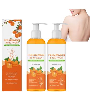 blmcoos Persimmon Shower Gel Foot Odour Eliminator Deodorizer for Seniors Natural Deodorant Soap Armpits Intimate Area Inside Thighs (2)