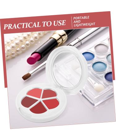  Didiseaon Didiseaon Set of 2 Sets Lipstick Box Gel Nail Polish Kits Nail Dipping Kits Lipstick Palettes Pearlescent Makeup Palette Travel White Plastic - Buy Online on GoSupps.com