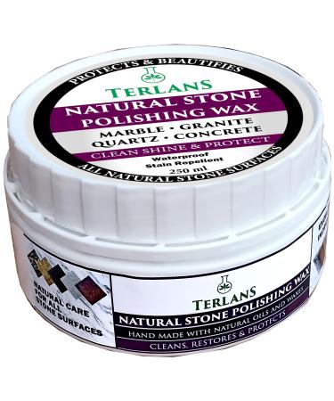 TERLANS Natural Stone Polishing Wax 250 ml Waterproof Stain Repellent