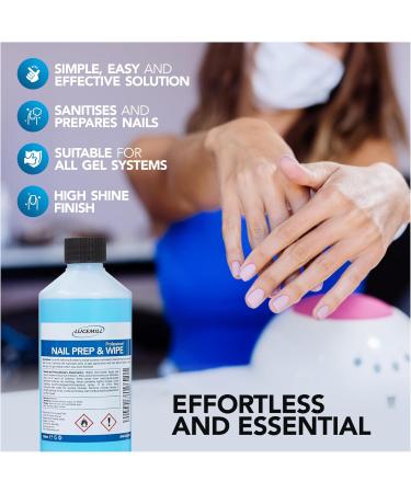 500ml Nail Polish Prep & Wipe + 500ml Gel Remover Set UV/LED Acetone Cleaner - Buy Online on GoSupps.com