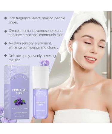 Brazilian Spray Fruity Fragrance Perfume Mist Hair & Body Fragrance Mist Brazilian Fragrance Perfume for Women Eau de Toilette Day or Night Spray (Brazilian Jasmine) (Violet flower) - Buy Online on GoSupps.com