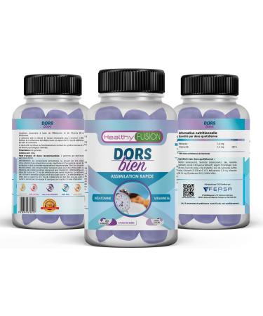 Sleep Well | 100% Pure Sublingual Absorbed Melatonin + Vitamin B6 | For Deep and Restful Sleep | You'll Sleep Like Never Before | Fast Acting Melatonin | 60 UND. - Buy Online on GoSupps.com