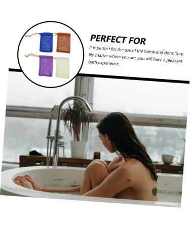 Baluue 28 Pcs Soap Bag Foaming Net Bubble Foam Net for Saop Soap Drying Pouch Skin Exfoliating Towels Nylon - Buy Online on GoSupps.com