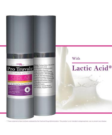 Pro Truvale Skin 2X Serum | Premium Anti-Aging Formula | Boost Collagen Reduce Wrinkles & Sagging Skin | 2 Month Supply - Buy Online on GoSupps.com