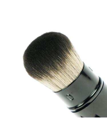 Fantasia 91182 Vegan Powder Brush with Cap - Professional Makeup Brush 10cm Black Finest Toray Hair - Buy Online on GoSupps.com