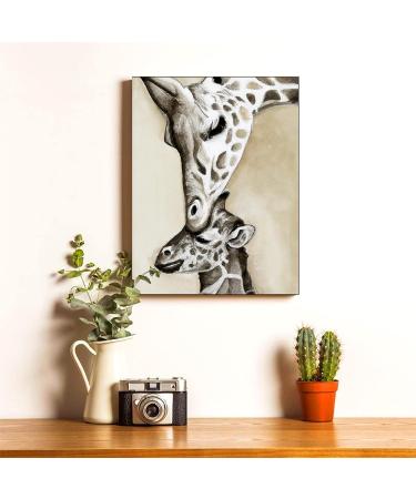 Reofrey DIY Giraffe Diamond Painting Kit - Full Drill Round Rhinestone Cross Stitch Embroidery - 30x40 cm - Buy Online on GoSupps.com