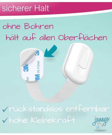 Janeyo Baby & Child Locks for Cupboards Drawers & More - Ultimate Child Safety Solution - Buy Online on GoSupps.com