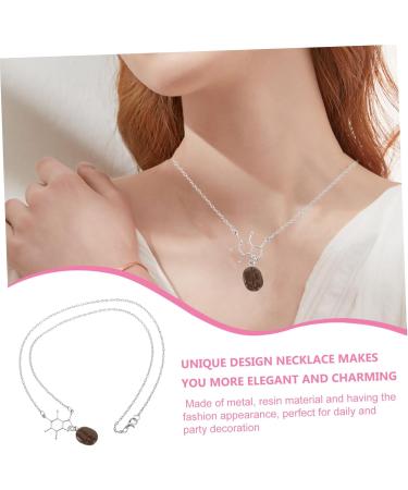 HAPINARY Women Necklaces Trendy Coffee Use for Necklace Necklaces Pendant Women Jewelry Bean Lover Girl Women Necklace Jewelry - Buy Online on GoSupps.com