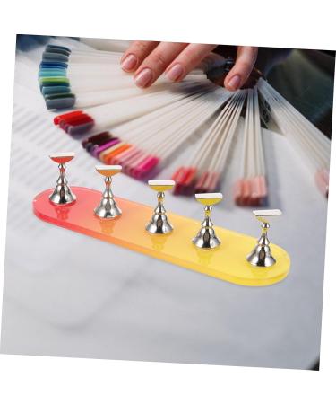Beaupretty 5 Sets Nail Practice Holder Beauty Nail Holders Nail Holders for Nail Art Artificial Topiary Trees Portable Air Conditioners Press on Nail Kit Decor Magnetic Plastic Storage Box - Buy Online on GoSupps.com