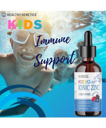 Ionic Liquid Zinc Drops for Kids & Toddlers - 30 Day Supply - Immunity & Brain Support - 2 Oz - Buy Online on GoSupps.com