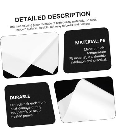Ipetboom 100 Sheets Hair Dye Release Paper Hair Coloring Dye Paper Salon Hair Dye Paper Barber Hair Coloring Paper Hair Coloring Tools Hair Deyer Hairdressing Tool Hair Mask White - Buy Online on GoSupps.com