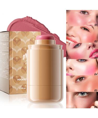 PCC PTYXIS Blusher Stick used for cheeks lips and eyes MultiPurpose Peach Blusher Stick Long Lasting Moisturizing Formula Light & Nongreasy Skin Tone 3 75 g 3 36 g Pack of 1 - Buy Online on GoSupps.com