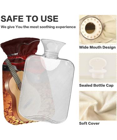 2L Hot Water Bottle with Cover - Pain Relief & Therapy for Back Pain | Soothing Heat & Cold Relief - Buy Online on GoSupps.com