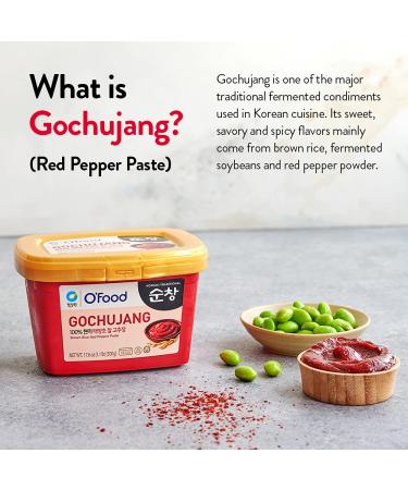 Chung Jung One Hot Pepper Paste Gold (Gochujang) 2.2lb - Medium Hot - No Corn Syrup - Korean Traditional Sunchang Brown Rice Red Pepper Paste - Gochujang 2.2 Pound - Buy Online on GoSupps.com