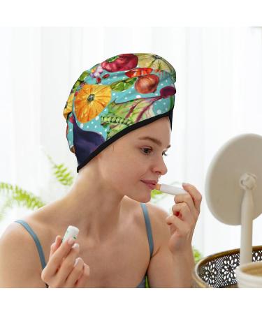 Hair Towel Wrap - Quick Drying Towel Turban with Button | Soft & Absorbent Hair Drying Solution - Buy Online on GoSupps.com