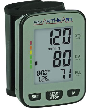 Veridian SmartHeart Talking Blood Pressure Wrist Monitor in Gray - Buy Online on GoSupps.com