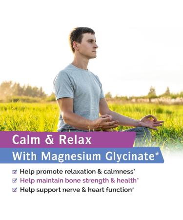 Innate Vitality Magnesium Glycinate 400mg Non Buffered & High Absorption Magnesium Supplement for Sleep Relaxation Heart & Bone Health for Men & Women Non-GMO No Gluten 240 Vegan Capsules - Buy Online on GoSupps.com