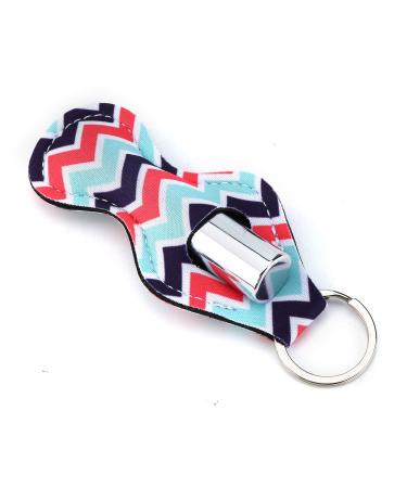 Buy Puezokly 12 Set Chapstick Holder Keychain - Cute Neoprene Lip Balm Holders with Metal Keychain for Easy Access | International Shipping Available - Buy Online on GoSupps.com