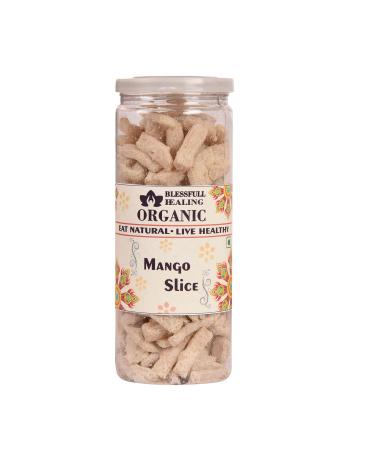Blessfull Healing Organic Mango Slice 200 Gram Airtight Container (Packing May Vary)