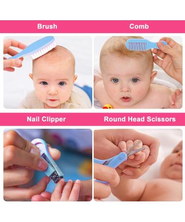 Baby Healthcare and Grooming Kit RoseFlower 20 in 1 Newborn Essentials Nursery Care Set with Toothbrush Nail Clipper File Nose Cleaner Nasal Aspirator - Baby Item for Infant Toddlers Boys Girls Kids #27 - Buy Online on GoSupps.com