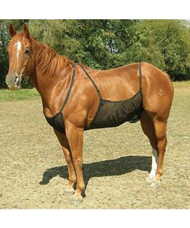 MOVKZACV Fly Net for Horses - Adjustable Belly Protector | Protects from Mosquito Bites (94x71 cm) - International Shipping Available - Buy Online on GoSupps.com