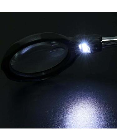 Magnifying Glass LED 3X Magnifying Lamp Metal Clamp Reading Jewellery Loupe Watch and Electronic Repair Magnifier Safehappy - Buy Online on GoSupps.com