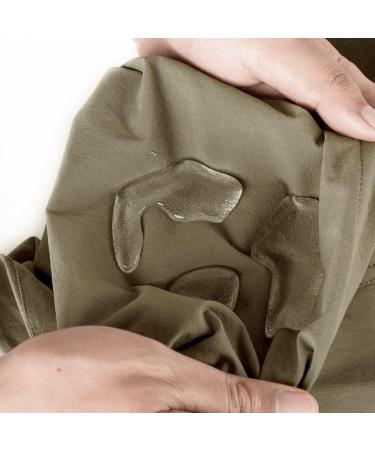 FREE SOLDIER Men's Outdoor Cargo Hiking Pants with Belt - Lightweight Waterproof Quick Dry Tactical Pants - Mud 34W x 32L - Buy Online on GoSupps.com
