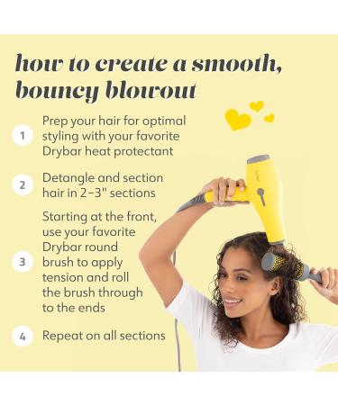 Drybar Buttercup 1875W Blow Dryer - Fast Ionic Hair Dryer for Smooth Blowouts & Reduced Frizz | International Shipping Available - Buy Online on GoSupps.com