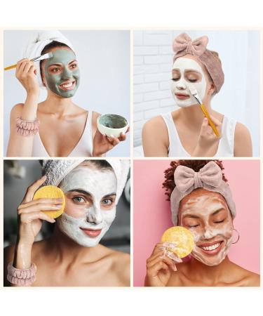 Maxdot Face Mask Mixing Bowl Set - Bamboo Bowl Spatula Brushes & Headband for Clay Masks | Esthetician Essentials | Complete Mixing Tools Kit - Buy Online on GoSupps.com