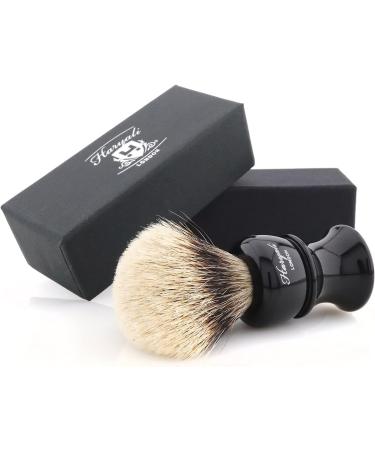 Haryali London Razor Set | Double Edge Razor Plane & Shaving Brush Gift Set - Black Shaving Rack Included | International Shipping Available - Buy Online on GoSupps.com