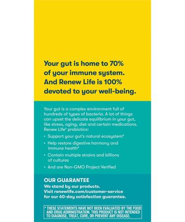 Renew Life Ultimate Flora Probiotic 200 Billion - 7 Packets (0.12 oz each) for Digestive Health - Buy Online on GoSupps.com