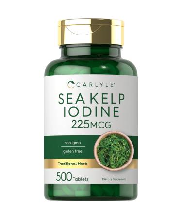 IKJ Sea Kelp Iodine | 225mcg | 500 Tablets |Traditional Herb Supplement