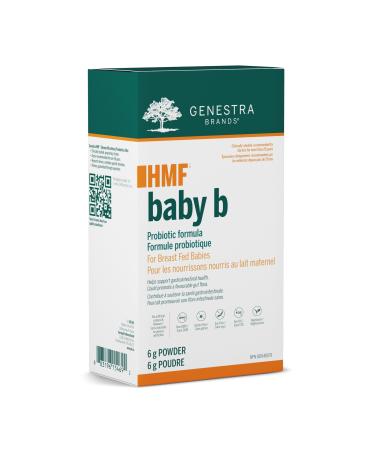 Genestra Brands - HMF Baby B - Probiotic Formula - for Breast Fed Babies - supports Gastrointestinal Health in Children (1-4 years) - 6 Grams Powder