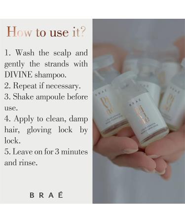 Divine Liquid Anti Frizz Ampoule Hair Mask - Deep Conditioning Treatment for Damaged Hair - Buy Online on GoSupps.com