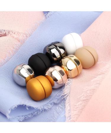 Pletpet 8 Pairs Magnetic Hijab Pins Strong Scarf Magnets for Women Colorful and Professional Rustic Style - Buy Online on GoSupps.com
