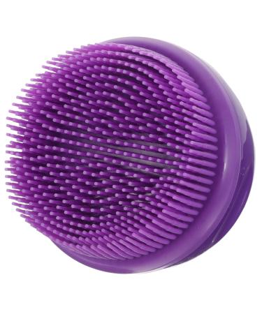COHEALI Silicone Bath Brush Household Cleaning Tools Silicone Cleaning Brush Cleaning Brushes for Household Use Body Cleaning Brush Bathing Supply Bathing Scrubber Miss Toiletries Purple 9x8cm