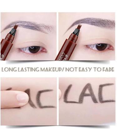Generic 2024 New Waterproof Brow Pencil with Micro-Fork Tip Magic Eyebrow Pencil 3D Waterproof Microblading Eyebrow Pen (Gray Brown) - Buy Online on GoSupps.com