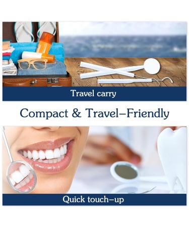 3-Piece Dental Tools Set | Professional Disposable Plastic Hygiene Kit | Dental Mirror & Probe for Oral Care | International Shipping - Buy Online on GoSupps.com